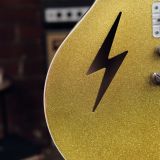 Rock N Roll Relics Lightning – In A Beautiful Gold Sparkle Finish – Roger Raskin Owned!