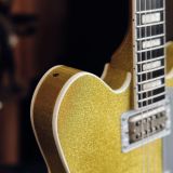 Rock N Roll Relics Lightning – In A Beautiful Gold Sparkle Finish – Roger Raskin Owned!