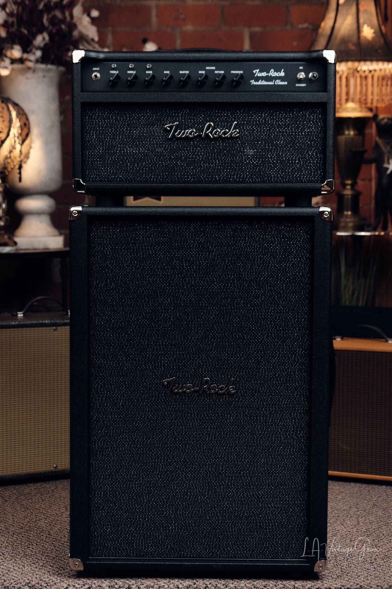 Two Rock Traditional Clean 100 Watt Head and 2x12 Cabinet - Black