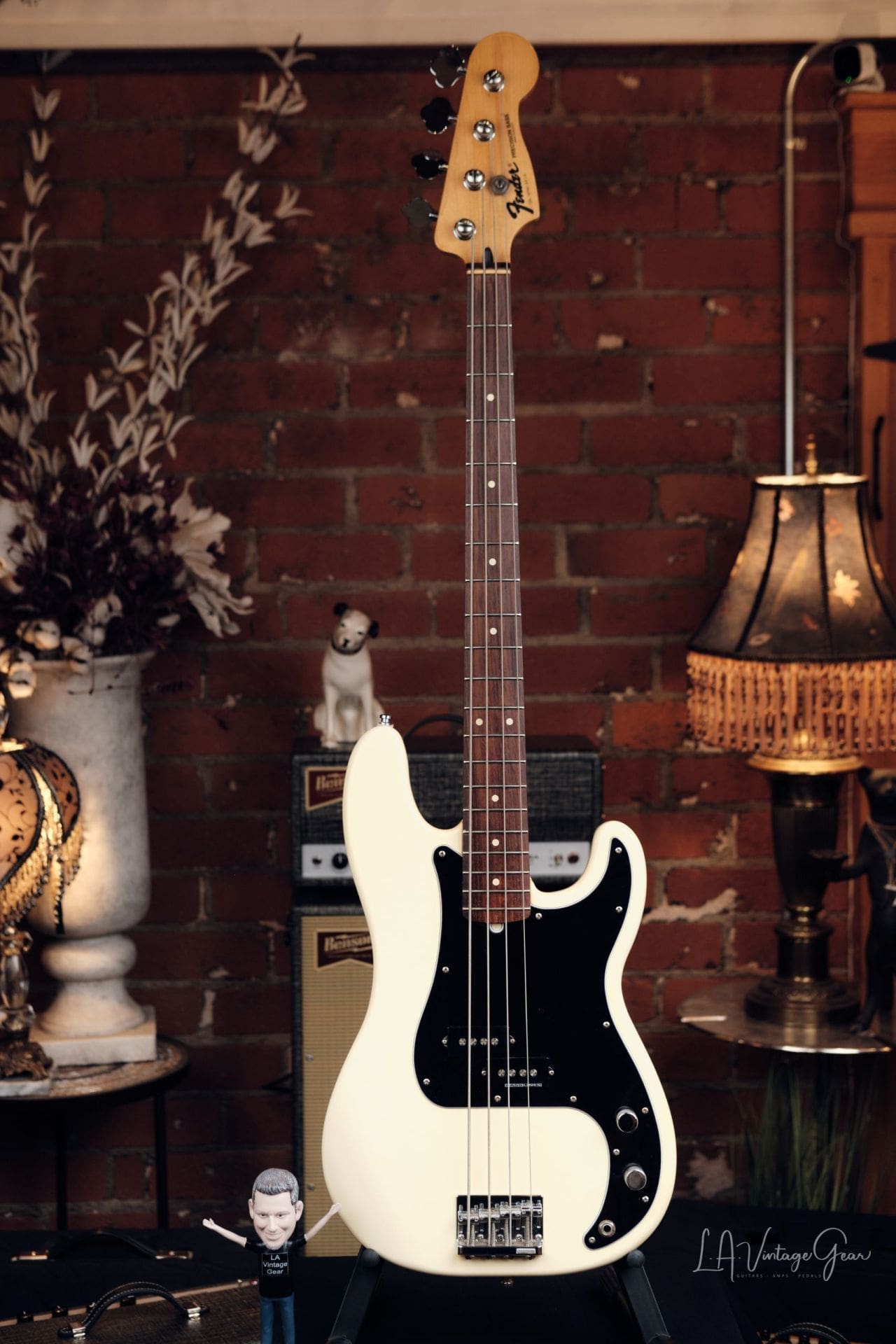 1996 Fender Standard Precision Bass - Arctic White! • LA Vintage Gear