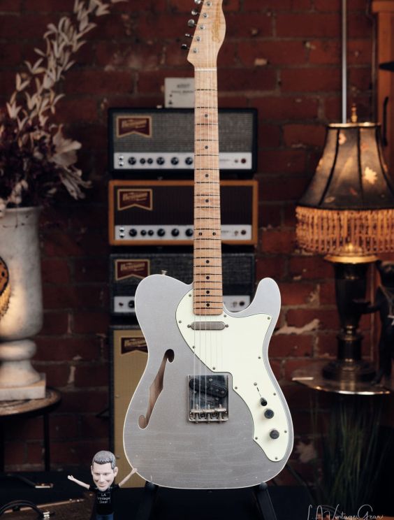 Xotic XTC-TL T-Style Relic'd Electric Guitar - Silver