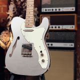 Xotic XTC-TL T-Style Relic’d Electric Guitar – Silver Metallic Finish Double Bound Thinline #3958!