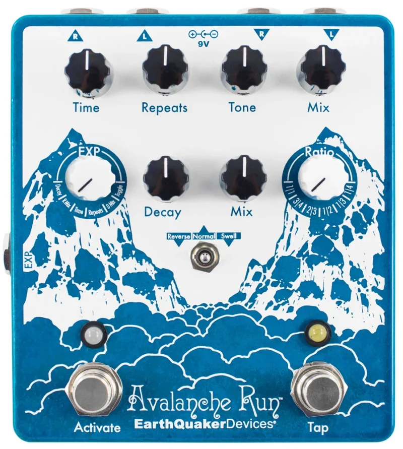 Earthquaker Devices Avalanche Run V2 Reverb Delay Guitar Effects Pedal - Stereo Delay and Reverb!