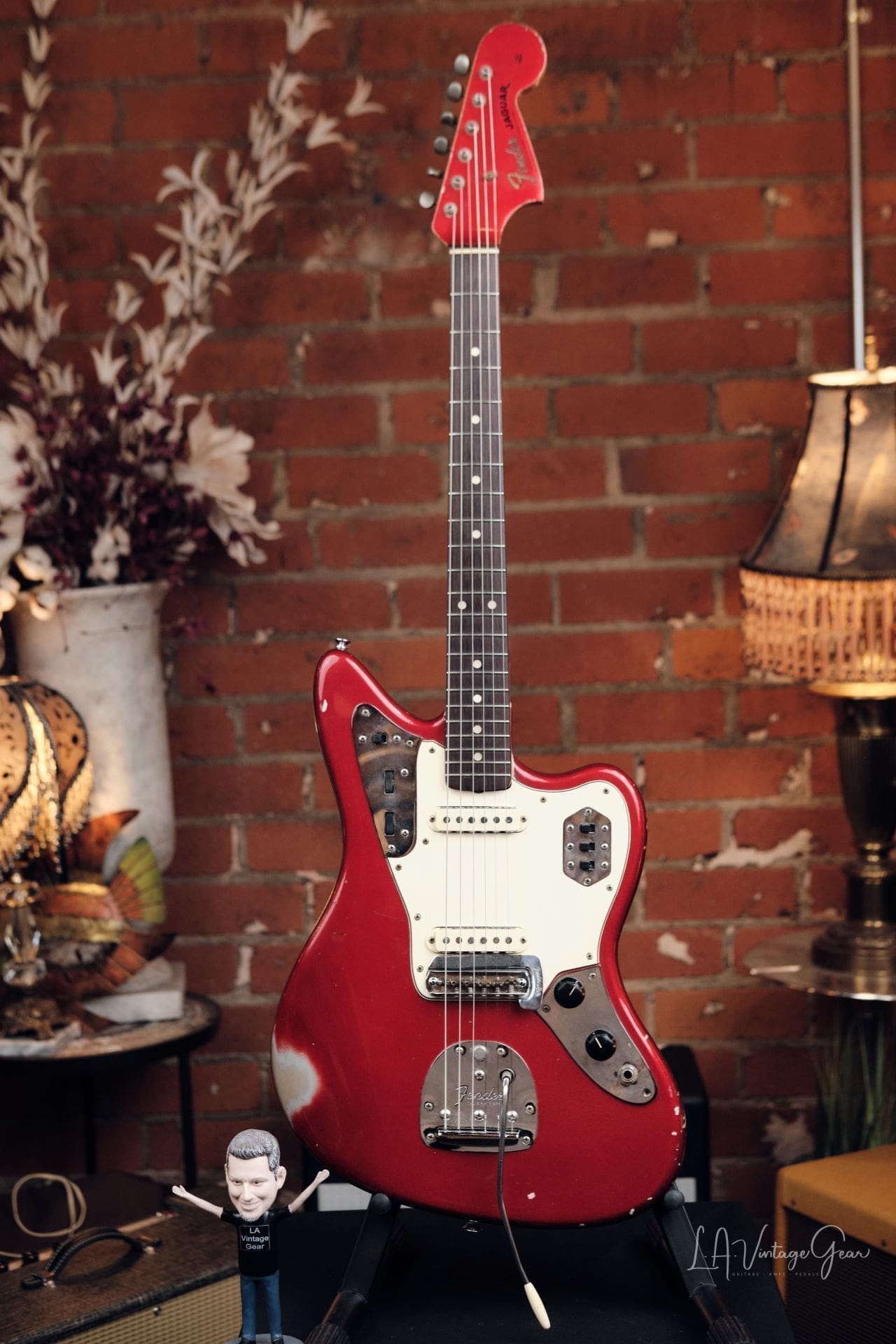 1964 Fender Jaguar - Candy Apple Red with Matching Headstock! • LA