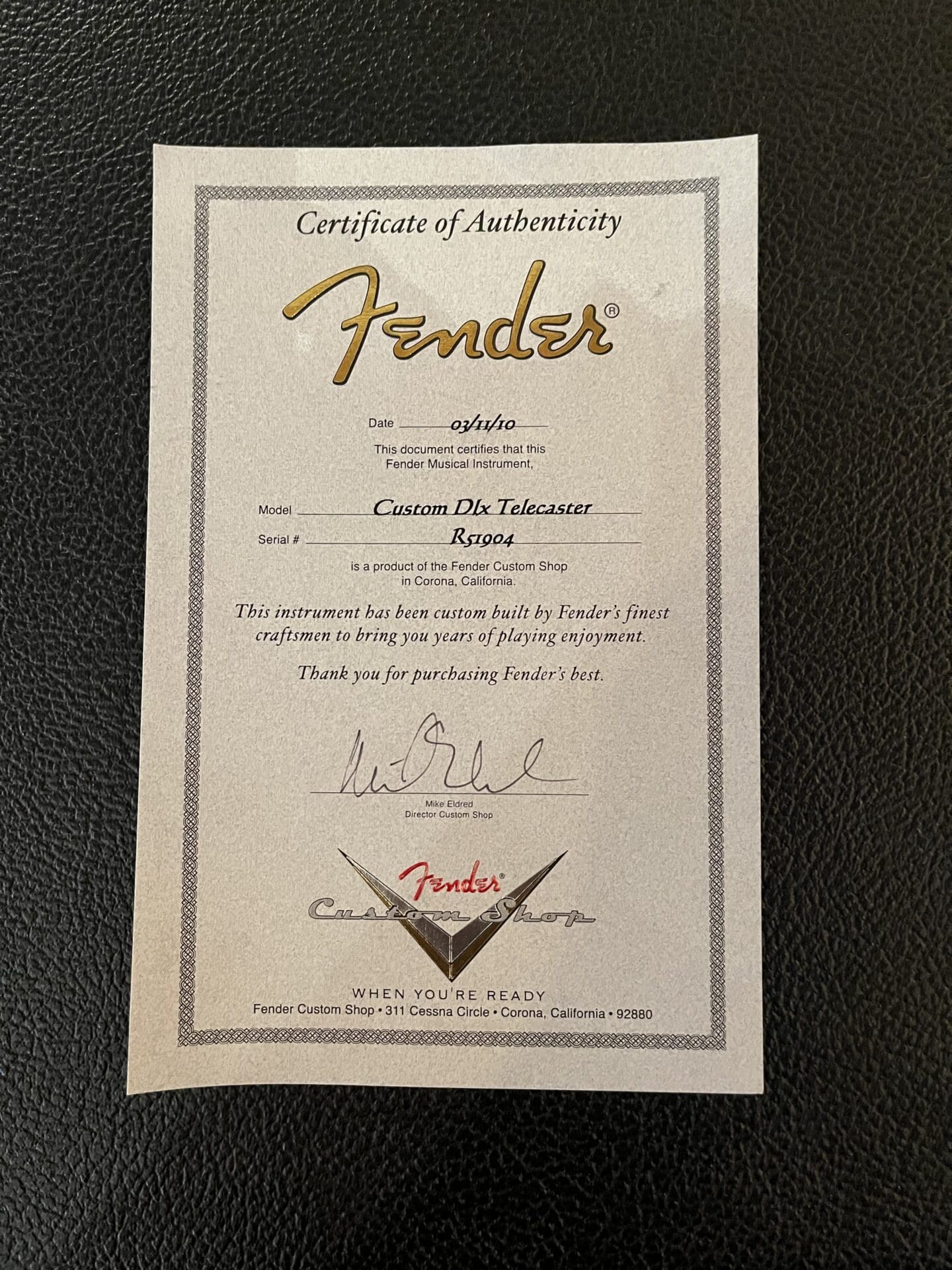 2010 Fender Custom Shop Custom Dlx Telecaster - Awesome Custom Shop Tele! - Image 11