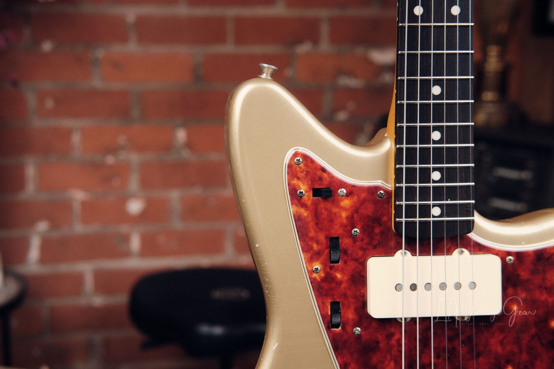 Lelah Custom Guitars 37JM - Firemist Gold with Avantguard! - Image 6
