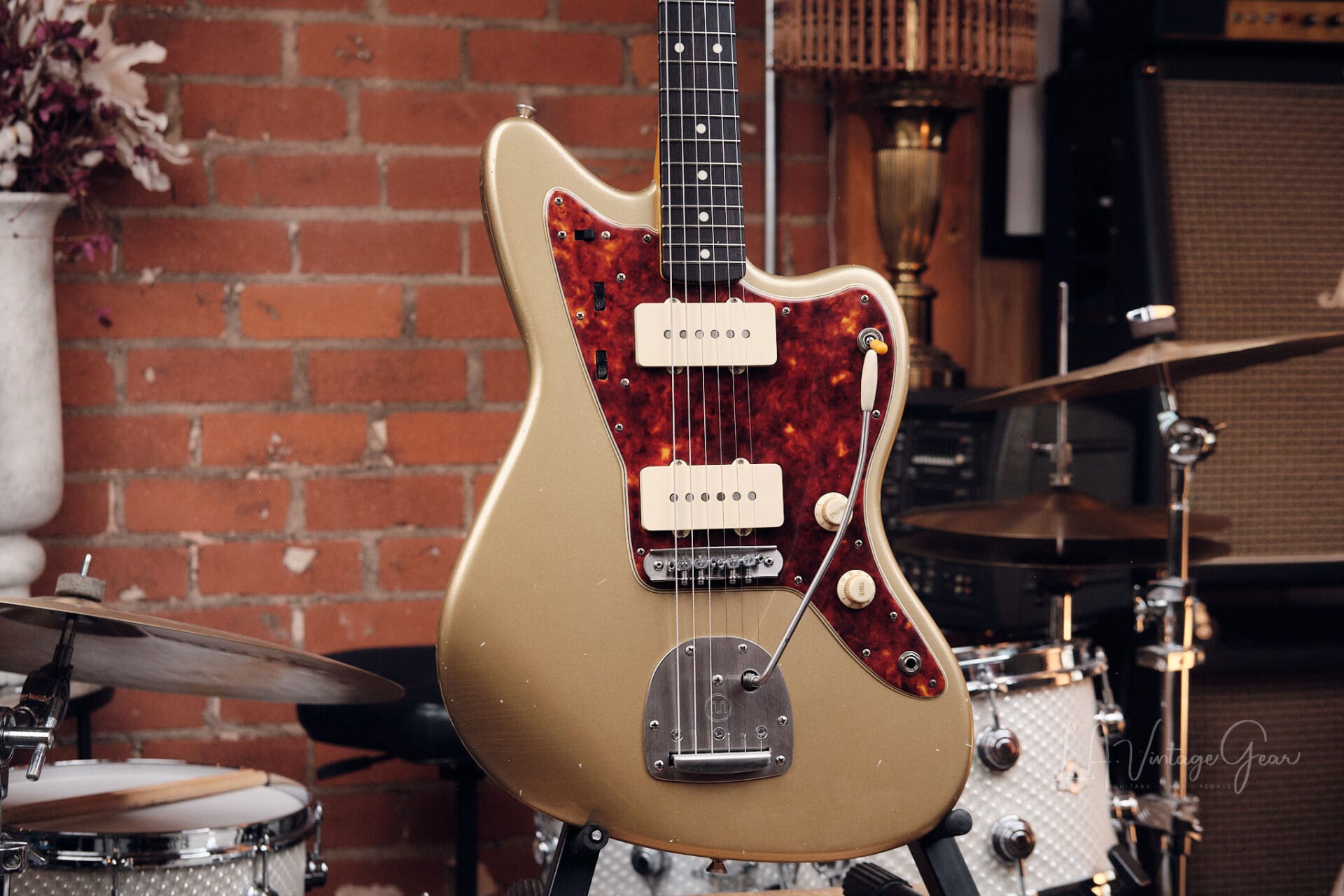 Lelah Custom Guitars 37JM - Firemist Gold with Avantguard! - Image 3