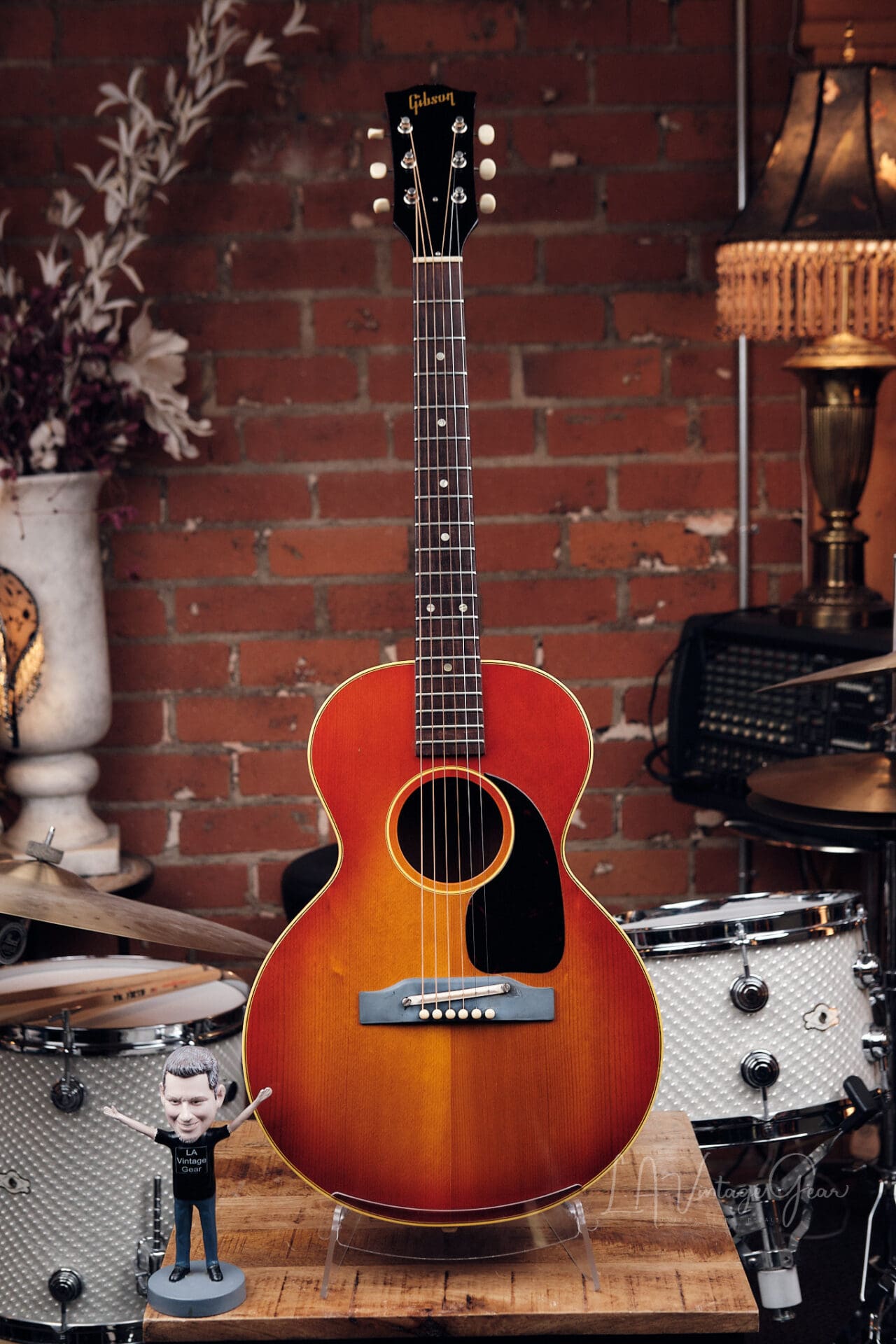 1966 Gibson B-25 3/4 Acoustic Guitar – Sunburst w/ Original