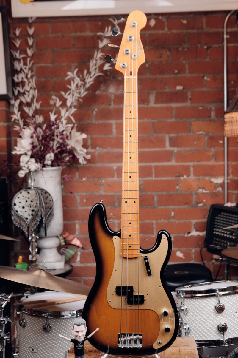 1998 Fender American Vintage ‘57 Precision Bass – 2-Tone Sunburst, OHSC & Case Candy!