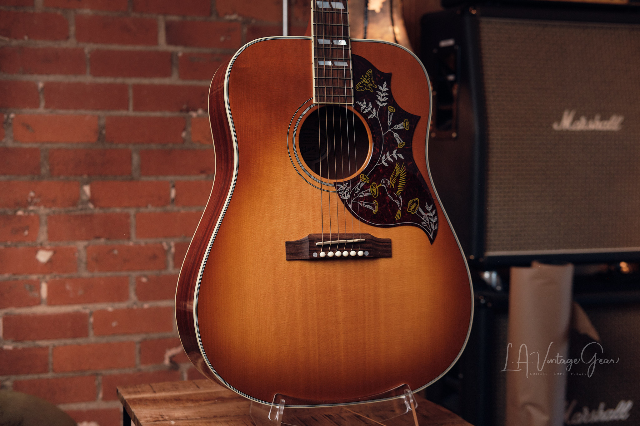 2014 Gibson Hummingbird Acoustic Guitar - Heritage Cherry Sunburst - Image 3