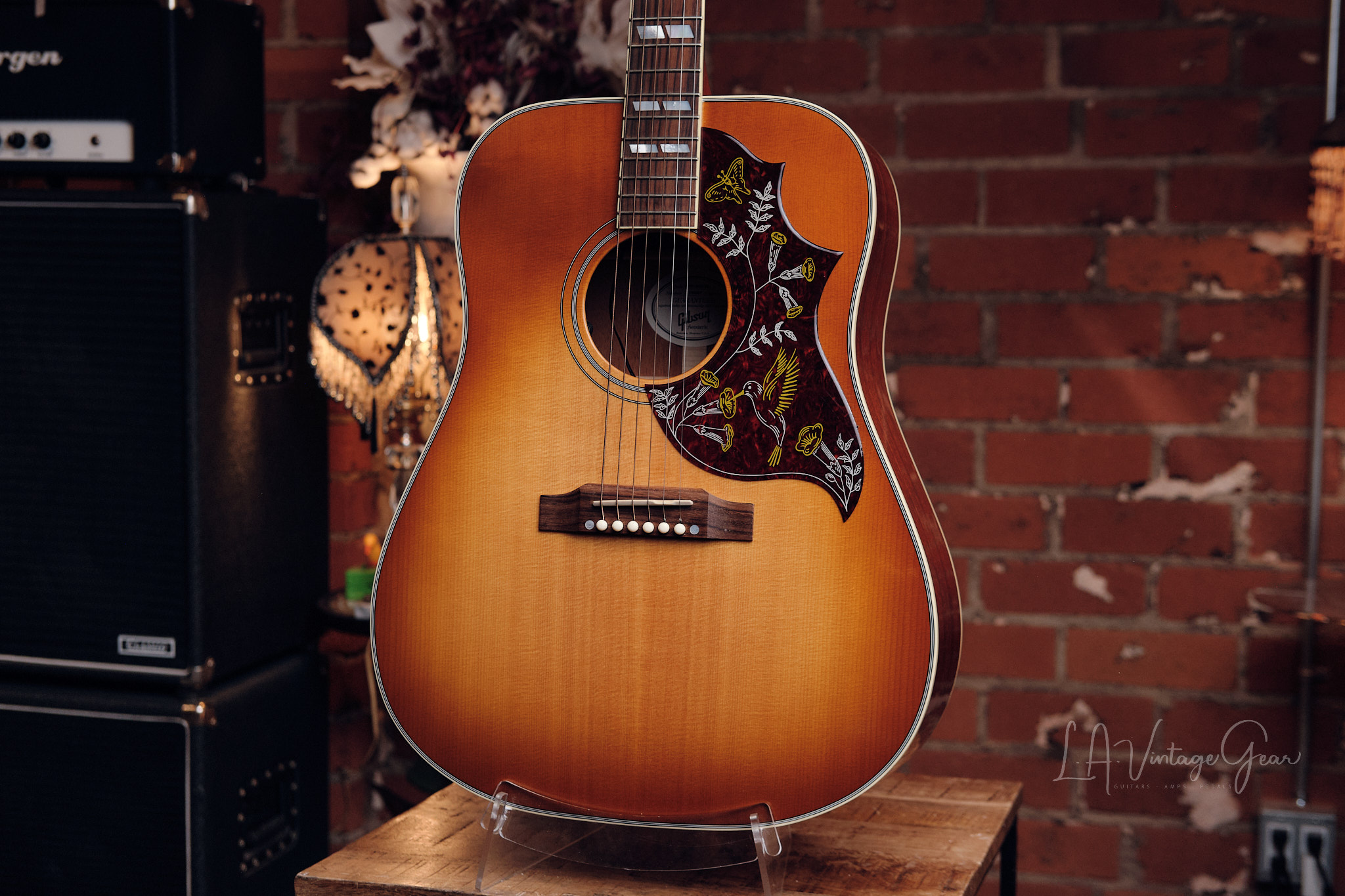 2014 Gibson Hummingbird Acoustic Guitar - Heritage Cherry Sunburst - Image 4